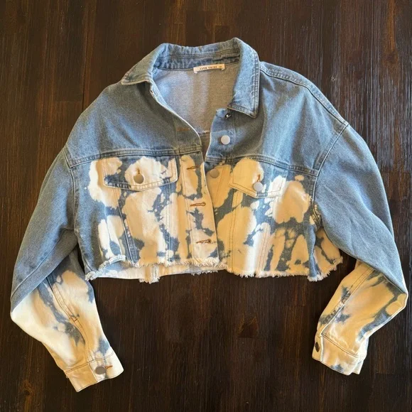 12th Tribe Cropped Denim Jacket - Picture 2 of 7